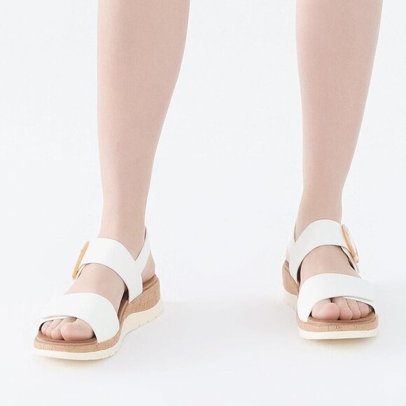 Women's Flat Sandals Open Toe Wedge Arch Support Casual Summer Shoes - Picture 4 of 6